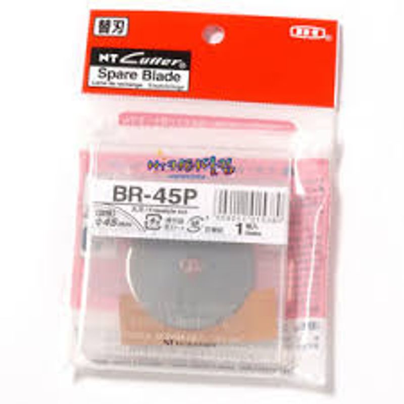 Лезвия для дисковых ножей D-45mm (1шт) линия реза - прямое, Т = 0, 30мм