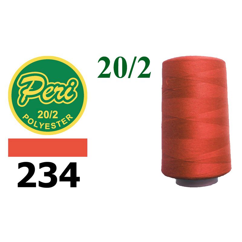Нитки для шитья 100% полиэстер, 20/2, (0234), 3500 ярдов