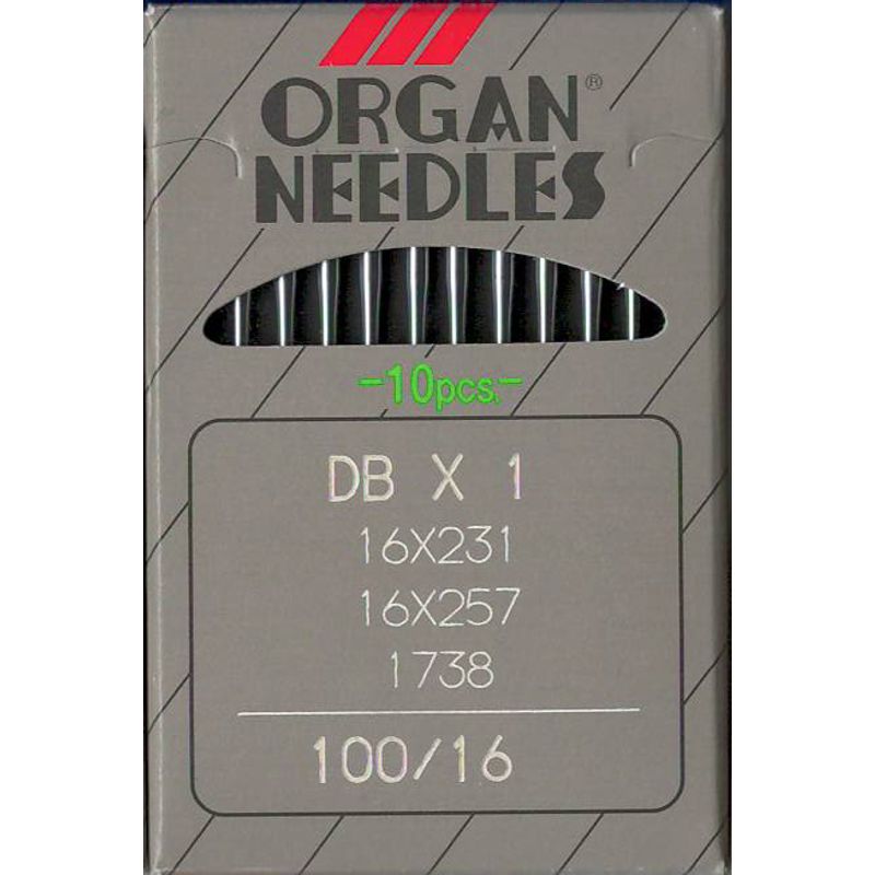Иглы DBx1 R, №100, OR, (1738, 16x257, 71x1, 16x231, 287WH, DBx257), 1уп. = 10шт