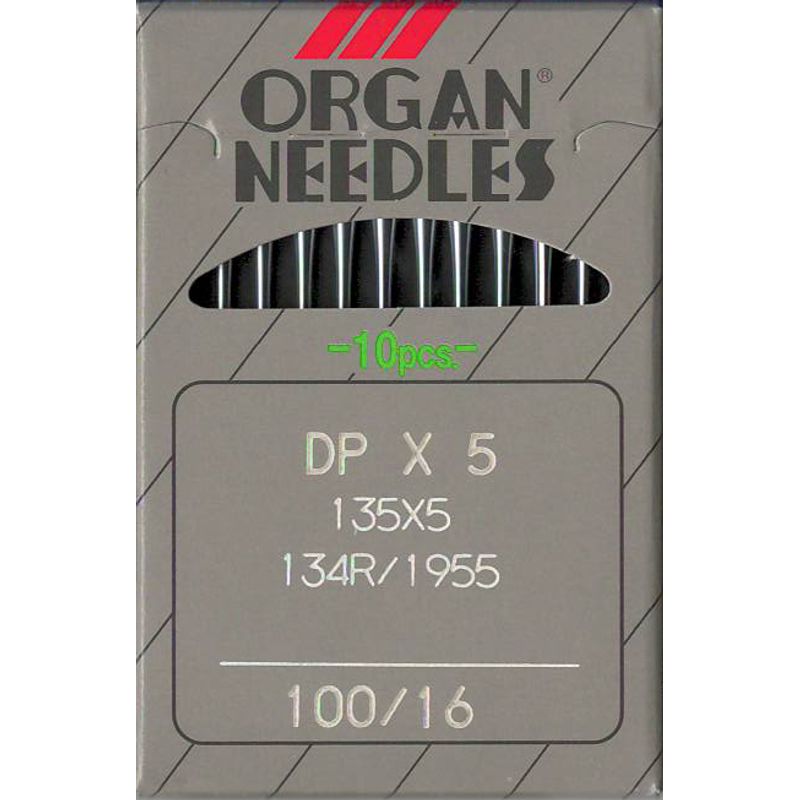 Иглы 134 R, №100, OR, (DPx5, 135x5, 135x7, 797, SY1955), 1уп. = 10шт