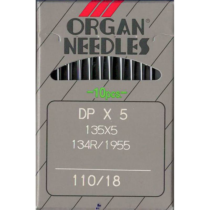 Иглы 134 R, №110, OR, (DPx5, 135x5, 135x7, 797, SY1955), 1уп. = 10шт