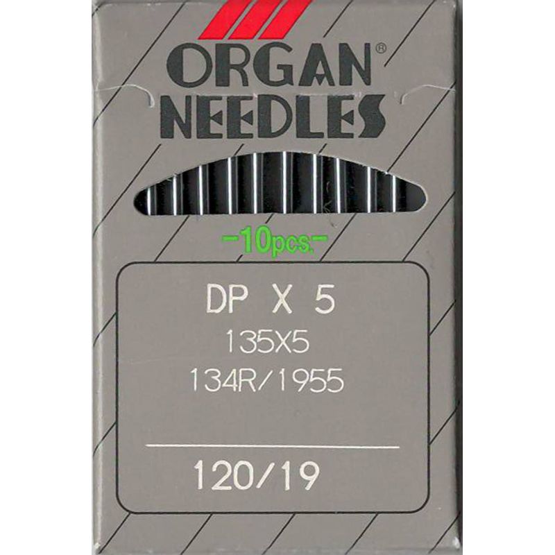 Иглы 134 R, №120, OR, (DPx5, 135x5, 135x7, 797, SY1955), 1уп. = 10шт