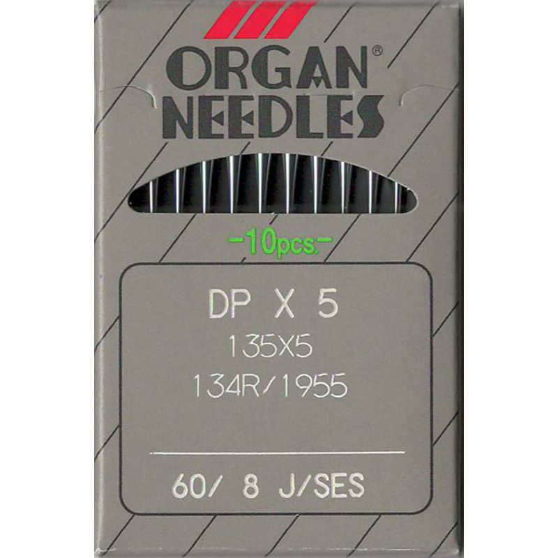 Иглы 134 FFG / SES, № 60, OR, (DPx5, 135x5, 135x7, 797, SY1955), 1уп. = 10шт