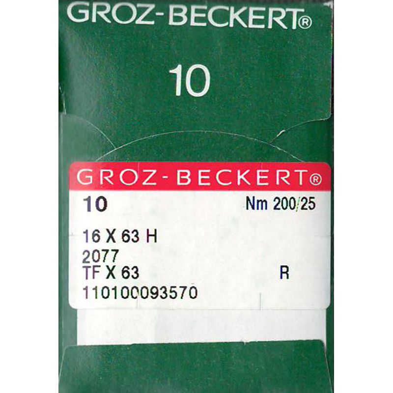 Иглы 16x63H R, №200, GB, (2077, TFx63), 1 уп.=10 шт.