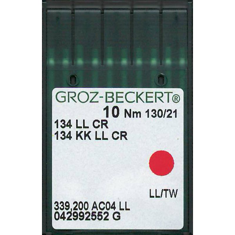 Иглы 134 LLCR LL/TW, №130, GB, (135x8TW, 134 LL, 134КК), 1уп. =10шт