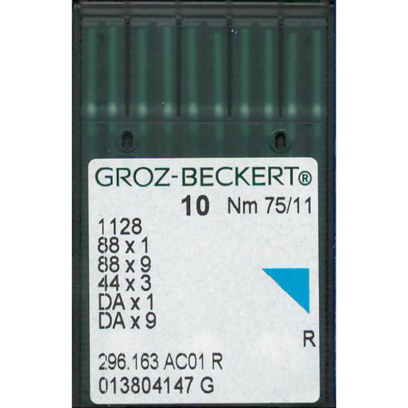 Иглы 1128 R, № 75, GB, (88x1, 88x9, 44x3, DAx1, DAx9), 1 уп.=10 шт.