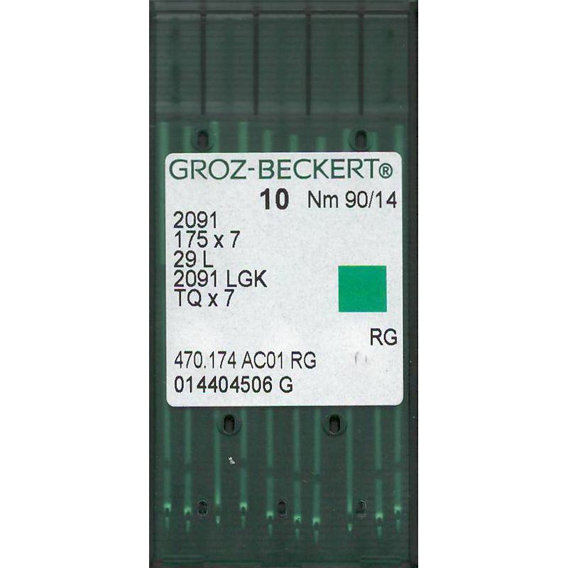Иглы 2091 RG, № 90, GB, (175X7, TQx7, 29L, 2091LGK), 1 уп.=10 шт.