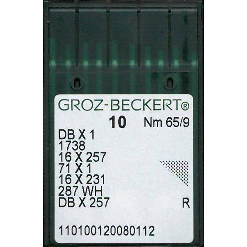 Иглы DBx1 R, № 65, GB, (1738, 16x257, 71x1, 16x231, 287WH, DBx257), 1 уп.=10 шт.
