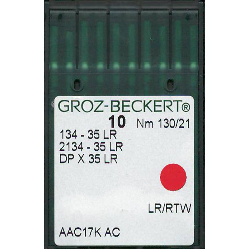 Иглы 134-35 LR/RTW, №130, GB, (2134-35, DPx35), 1 уп.=10 шт.