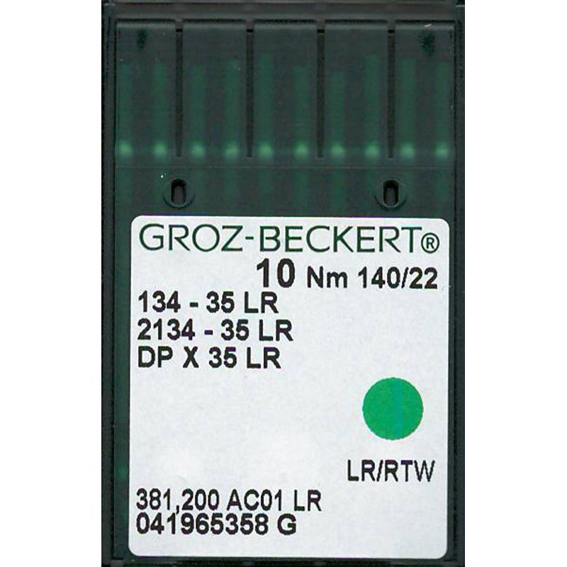 Иглы 134-35 LR/RTW, №140, GB, (2134-35, DPx35), 1 уп.=10 шт.