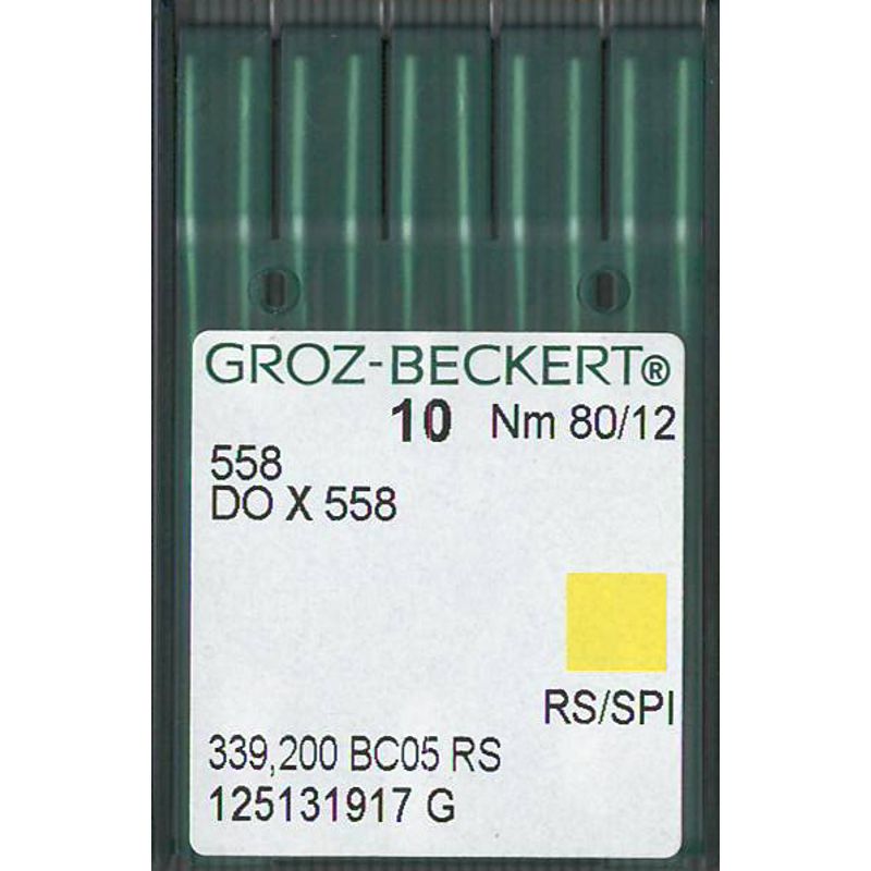Иглы 558 RS/SPI, № 80, GB, (DOx558), 1 уп.=10 шт.