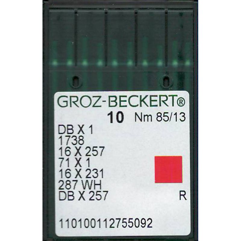 Иглы DBx1 R, № 85, GB, (1738, 16x257, 71x1, 16x231, 287WH, DBx257), 1 уп.=10 шт.
