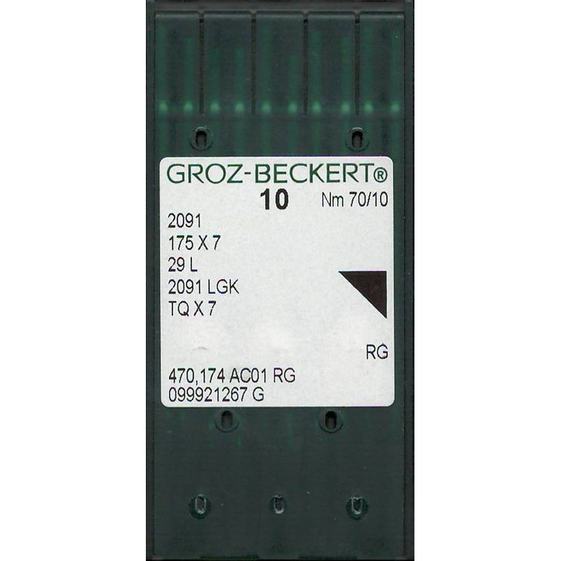 Иглы 2091 RG, № 70, GB, (175X7, TQx7, 29L, 2091LGK), 1 уп.=10 шт.