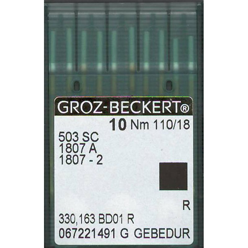 Иглы 503SC R GEBEDUR, №110, GB, (1807A, 1807-2), 1 уп.=10 шт.