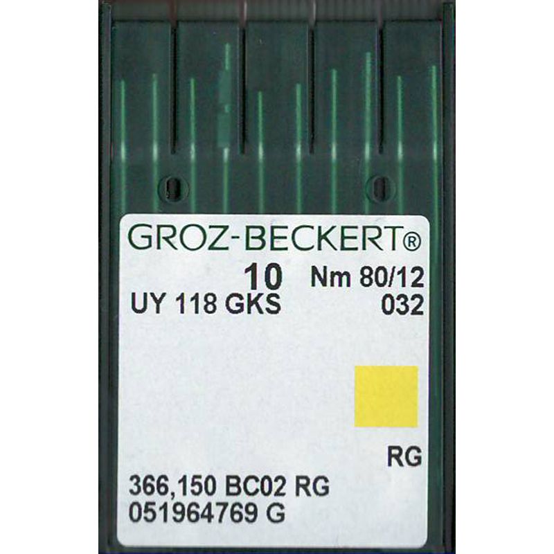 Иглы UY118GKS RG, № 80, GB, (), 1 уп.=10 шт.
