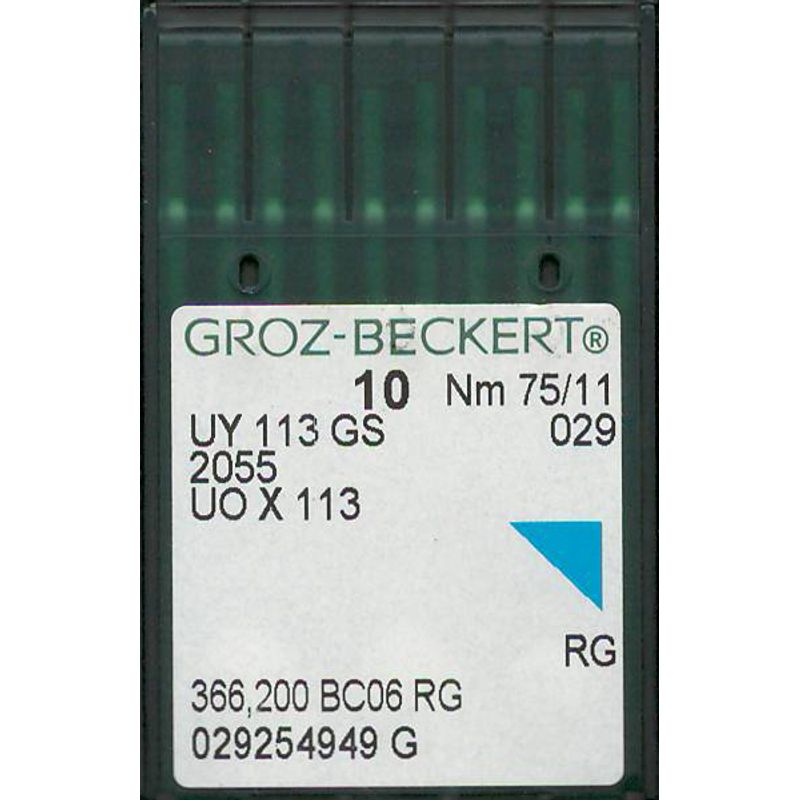 Иглы UY113GS RG, № 75, GB, (2055, UOx113GS), 1 уп.=10 шт.