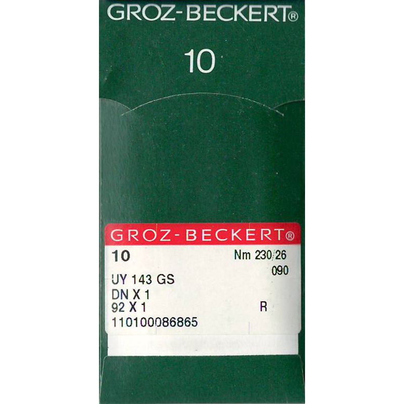 Иглы UY143GS R, № 230, GB, (DNx1, 92x1), 1 уп.=10 шт.