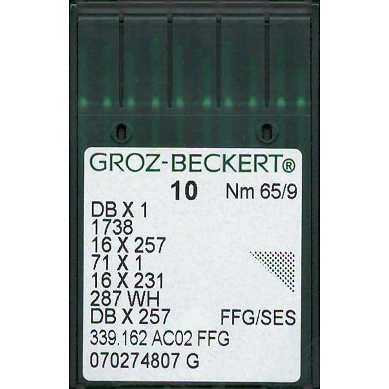 Иглы DBx1 FFG/SES, № 65, GB, (1738, 16x257, 71x1, 16x231, 287WH, DBx257), 1 уп.=10 шт.