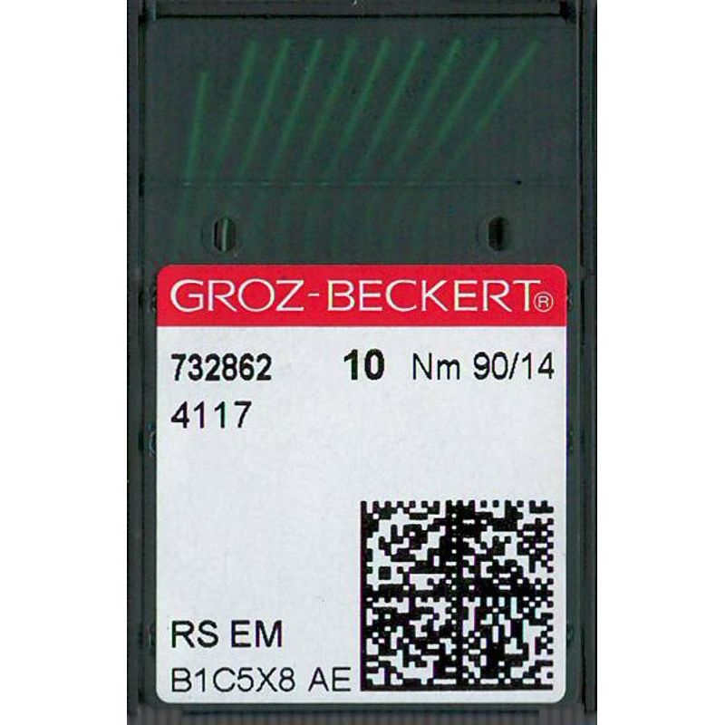 Иглы 4117 RS EM, №90, GB, (), 1 уп.=10 шт.