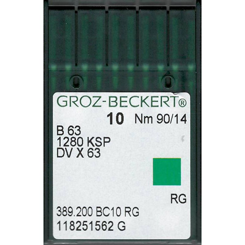 Иглы B63 RG, № 90, GB, (1280KSP, DVx63), 1 уп.=10 шт.