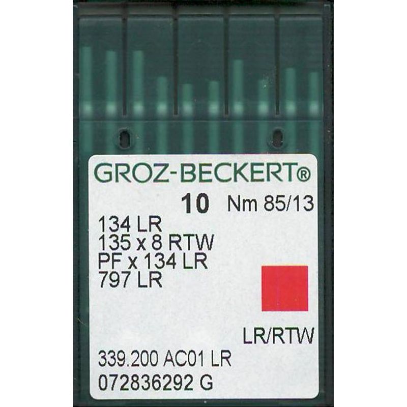 Иглы 134 LR/RTW, № 85, GB, (135x8, PFx134, 797), 1 уп.=10 шт.