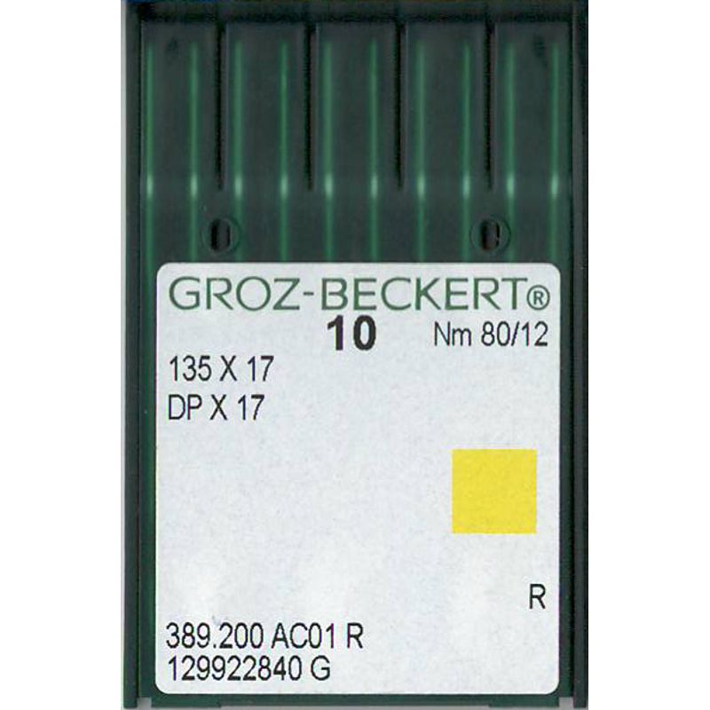 Иглы 135X17 R, № 80, GB, (DPx17), 1 уп.=10 шт.
