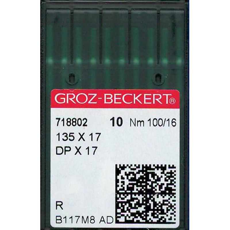 Иглы 135x17 R, №100, GB, (DPX17), 1 уп.=10 шт.