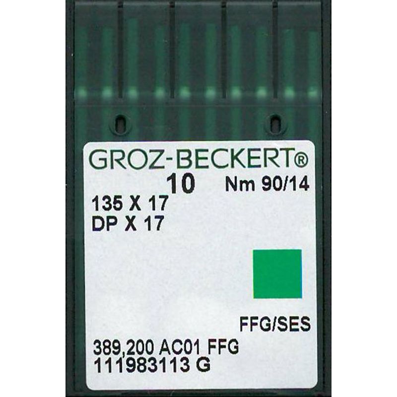 Иглы 135x17 FFG/SES, № 90, GB, (DPX17), 1 уп.=10 шт.