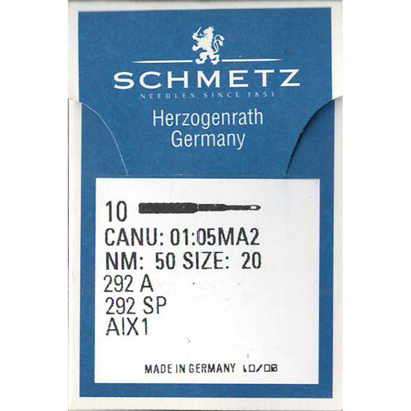 Иглы 292A, № 50, SC, (292SP, AIX1, 176x11), уп. =10шт