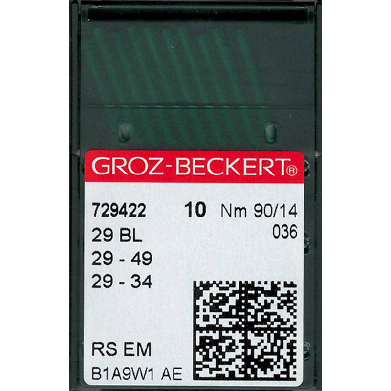 Иглы 29BL RS EM, № 90, GB, (29-49, 29-34), 1 уп.=10 шт.