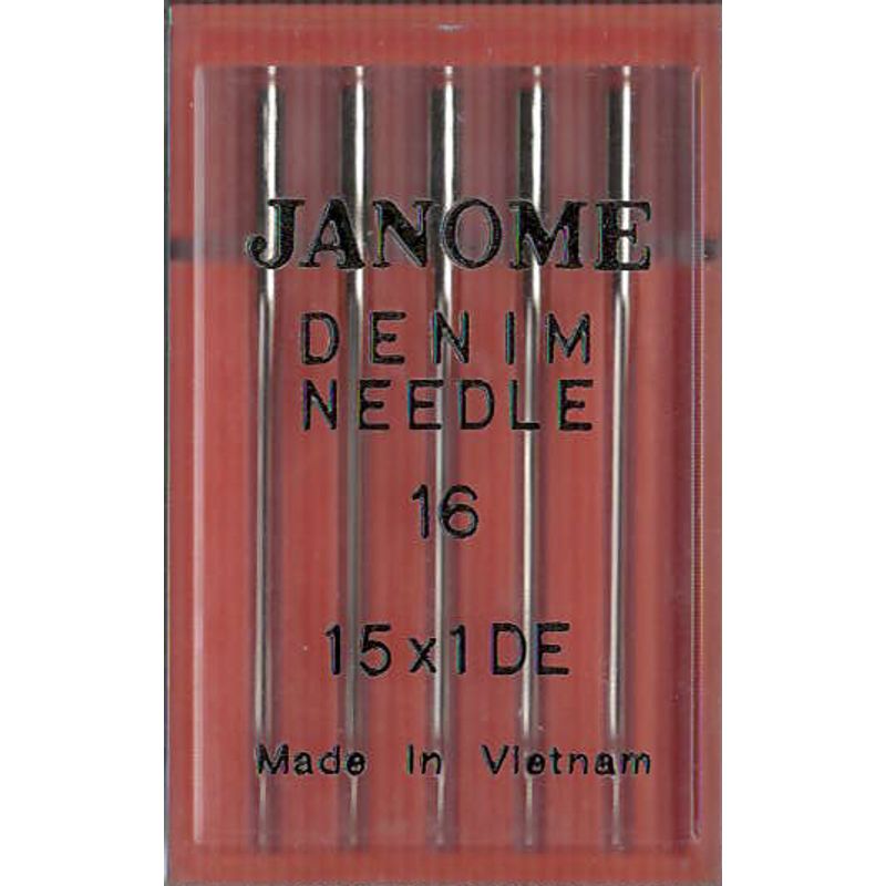 Иглы для джинса № 100/16, JM (15x1 DE), 1 уп.=5 шт.