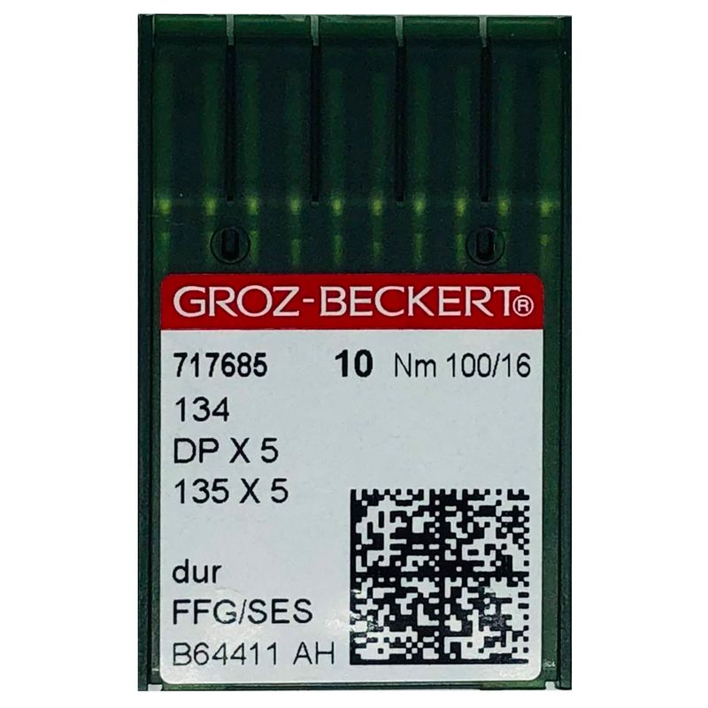 Иглы 134 FFG/SES, №100, GB, (DPx5, 135x5, 135x7, 797, SY1955), 1 уп.=10 шт.