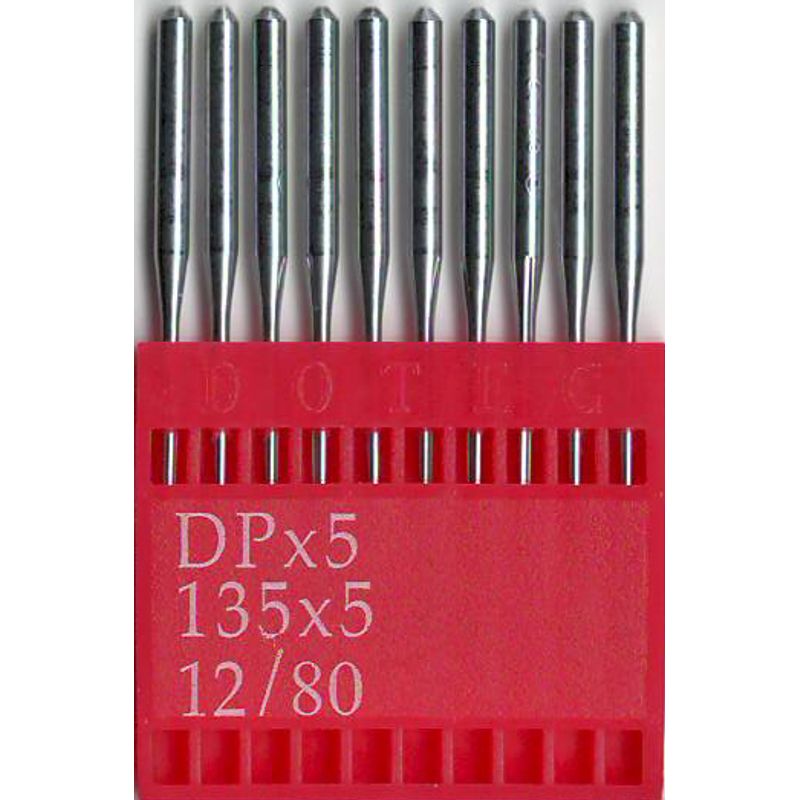 Иглы 134 R, № 80, DO, (DPx5, 135x5, 135x7, 797, SY1955), 1 уп.=10 шт.