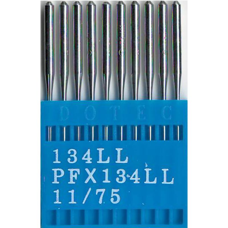 Иглы 134LLCR LL/TW, № 75, DO, (135x8TW, 134 LL, 134КК), 1 уп.=10 шт.