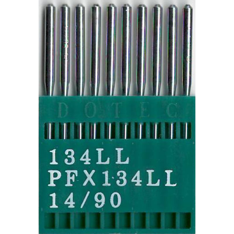 Иглы 134LLCR LL/TW, № 90, DO, (135x8TW, 134 LL, 134КК), 1 уп.=10 шт.