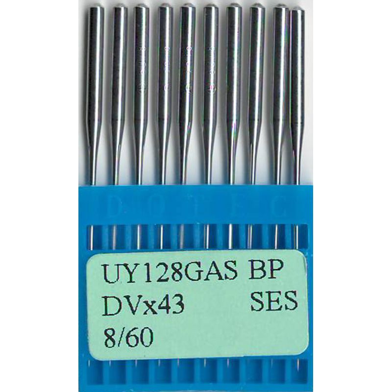 Иглы UY128GAS FFG/SES № 60, DO, (UY128GBS, 1280, 149x3, 149x31, TVx3), 1 уп.=10 шт.