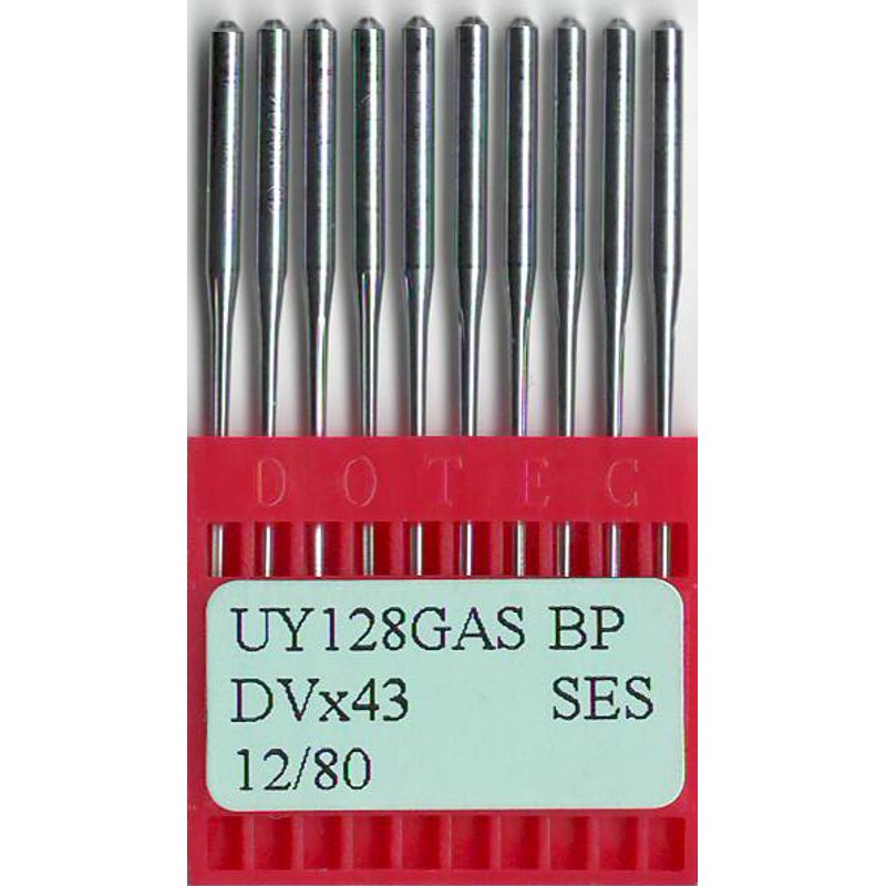 Иглы UY128GAS FFG/SES № 80, DO, (UY128GBS, 1280, 149x3, 149x31, TVx3), 1уп =10шт