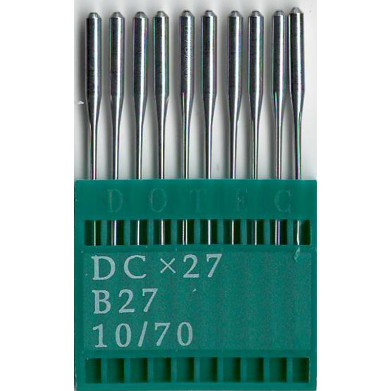 Иглы B27 R, № 70, DO, (81x1, DCx27, DCx1, MY1023, SY6120), 1 уп.=10 шт.