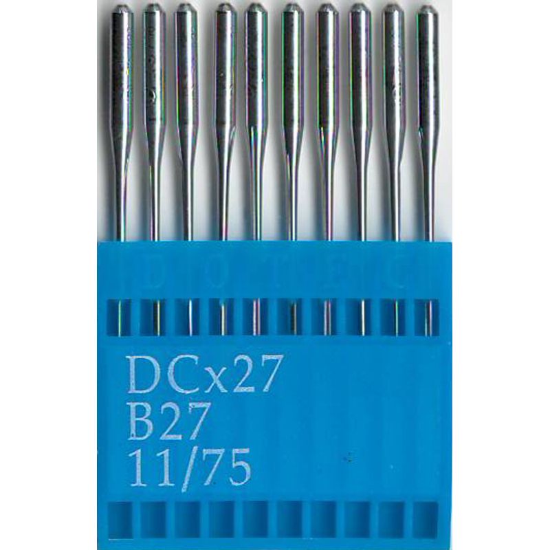 Иглы B27 R, № 75, DO, (81x1, DCx27, DCx1, MY1023, SY6120), 1 уп.=10 шт.