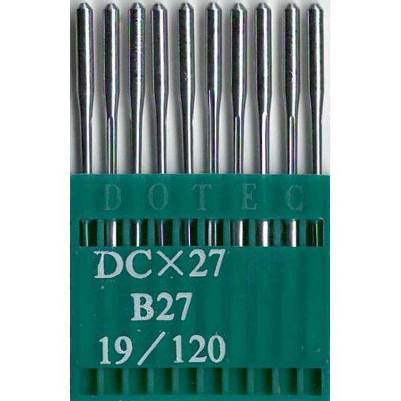 Иглы B27 R, №120, DO, (81x1, DCx27, DCx1, MY1023, SY6120), 1 уп.=10 шт.