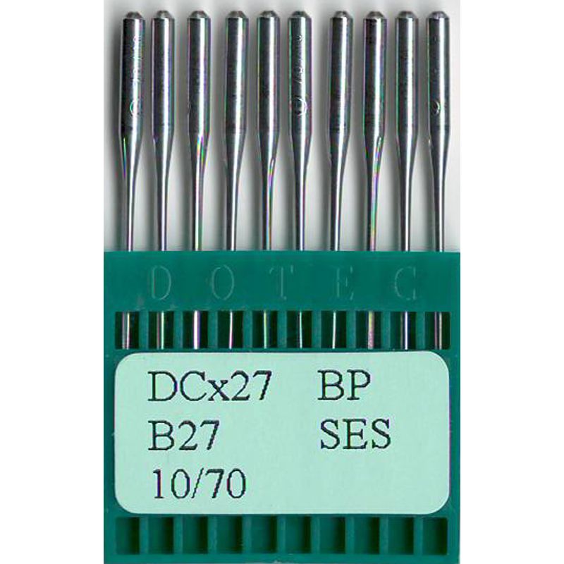 Иглы B27 FFG/SES, № 70, DO, (81x1, DCx27, DCx1, MY1023, SY6120), 1 уп.=10 шт.