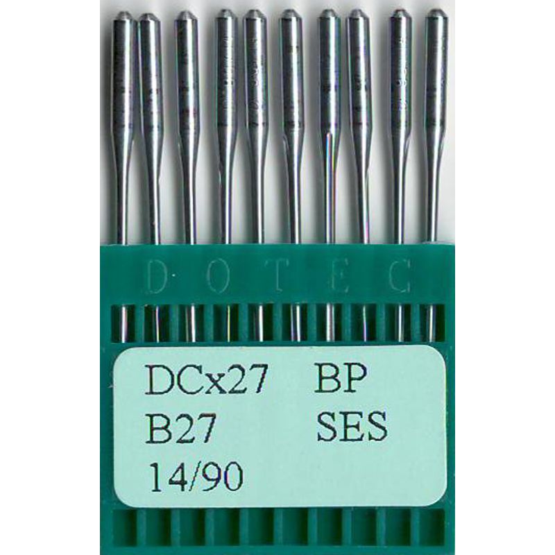 Иглы B27 FFG/SES, № 90, DO, (81x1, DCx27, DCx1, MY1023, SY6120), 1 уп.=10 шт.