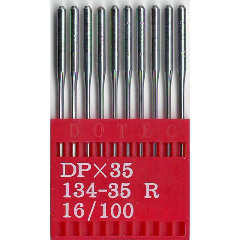 Иглы 134-35 R, №100, DO, (2134-35, 2134-85, DPx35, DPx85), 1 уп.=10 шт.