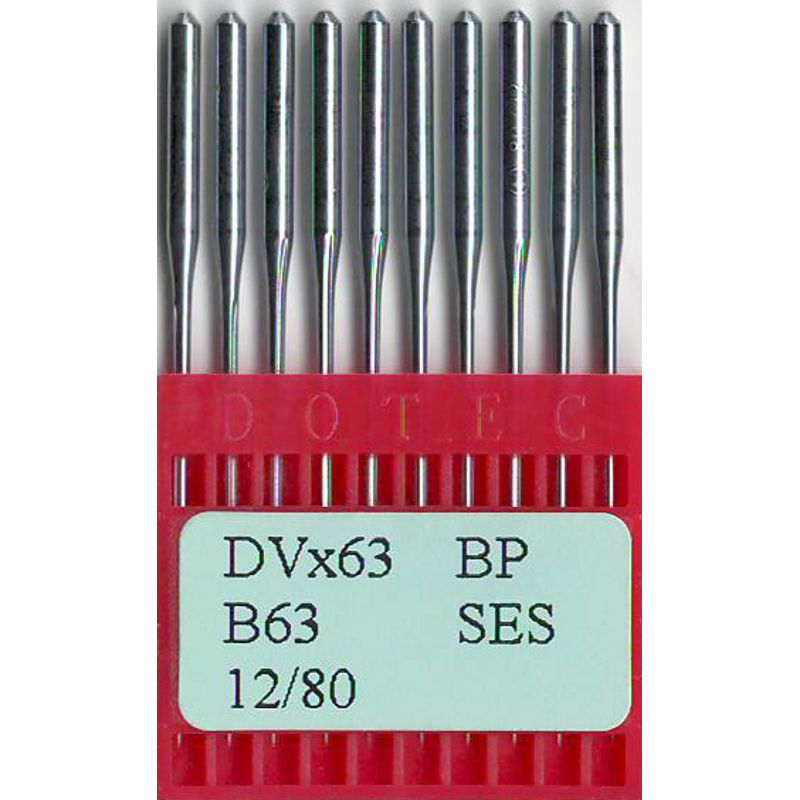 Иглы B63 FFG/SES, №80, DO, (1280KSP, DVx63), 1уп. =10шт