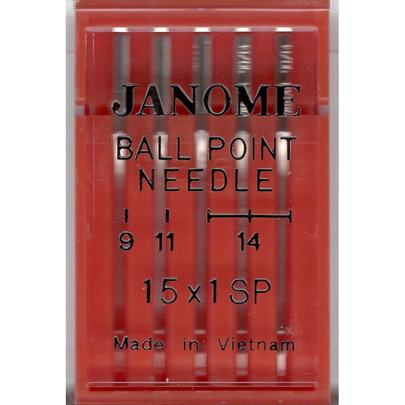 Иглы для трикотажа, джерси № MIX, JM, (15x1SP)- 9(1); 11(1), 14(3), 1 уп.=5 шт.