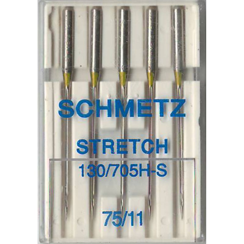 Иглы для стретч, лайкры, бифлекса № 75/11, SC, (130/705H H-S), 1 уп.=5 шт.