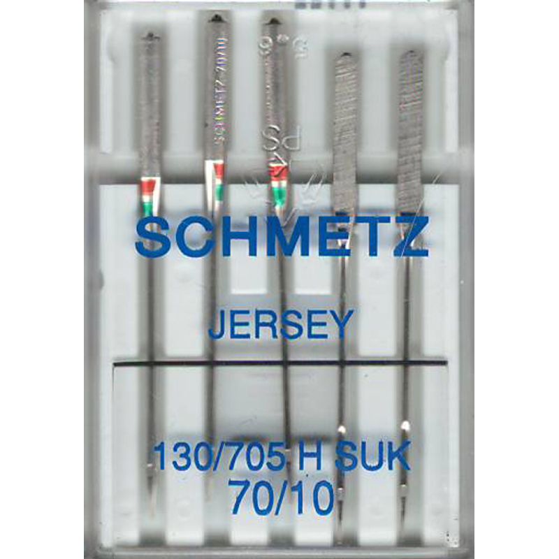 Иглы для трикотажа, джерси № 70/10, SC, (130/705H SUK), 1 уп.=5 шт.