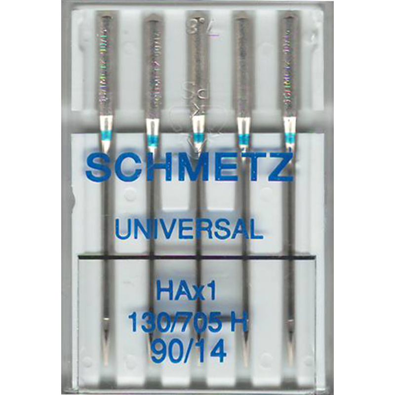 Иглы универсальные № 90/14, SC, (HAx1, 130/705H), 1 уп.= 5 шт.