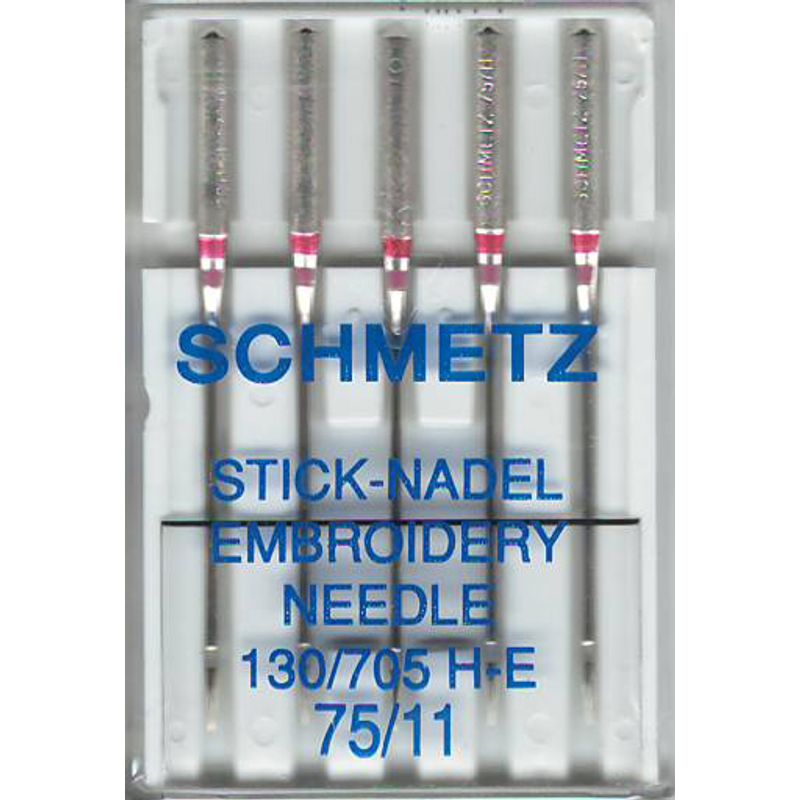 Иглы для вышивания № 75/11, SC, (130/705 H-E), 1 уп.=5 шт.