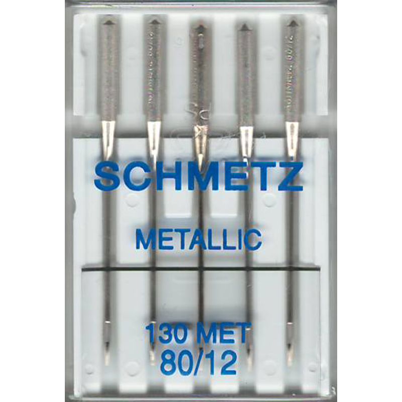 Иглы для нитки металлик № 80/12, SC, (130 MET), 1 уп.=5 шт.